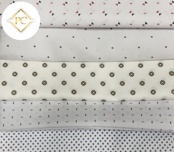 VẢI SƠ MI HOẠ TIẾT 8